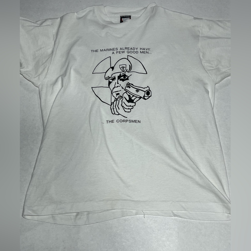 Vintage Marines Corpsmen Tshirt size XL